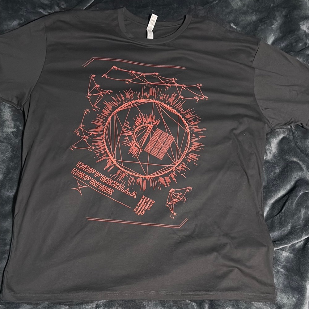 Coffeezilla youtube Graphic Black and Red Men's T-Shirt 3xl